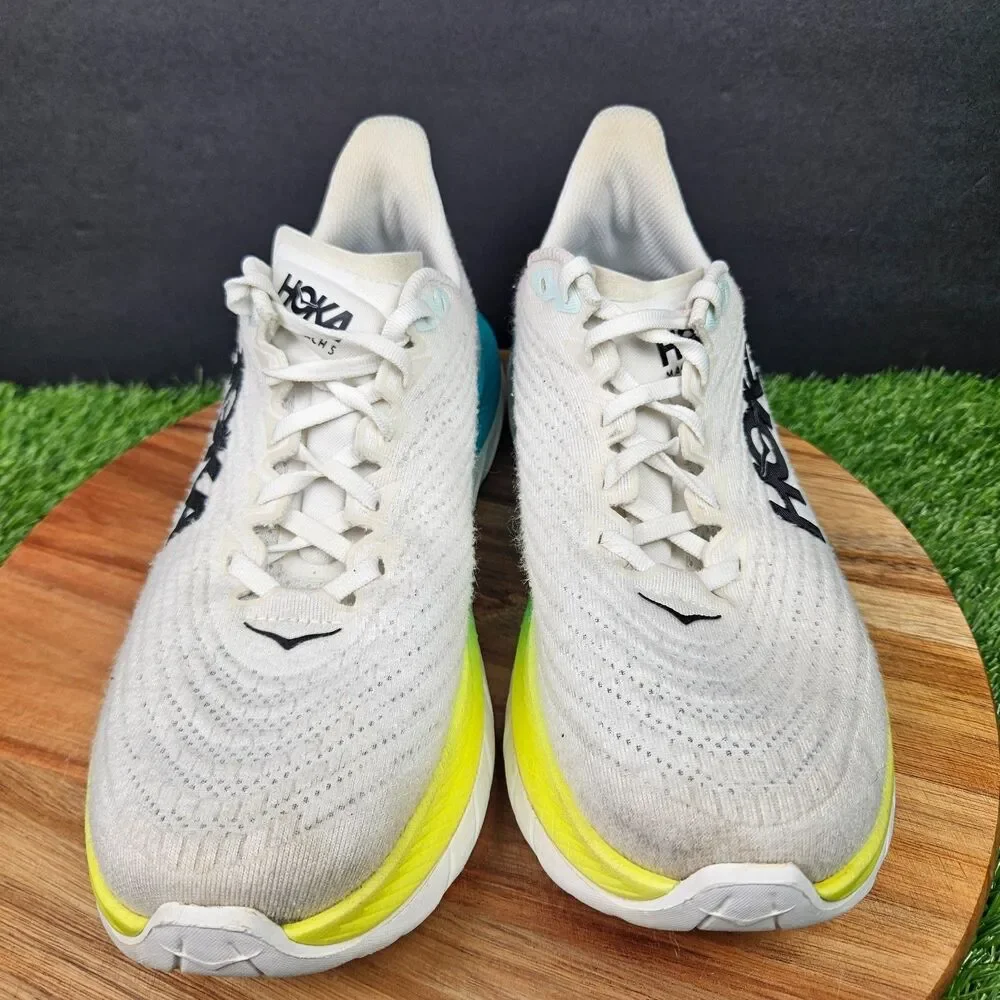 Hoka One One Mach 5 Shoes Womens Size 8.5 B White Running Sneakers 1127894 WBGL - Picture 7 of 14